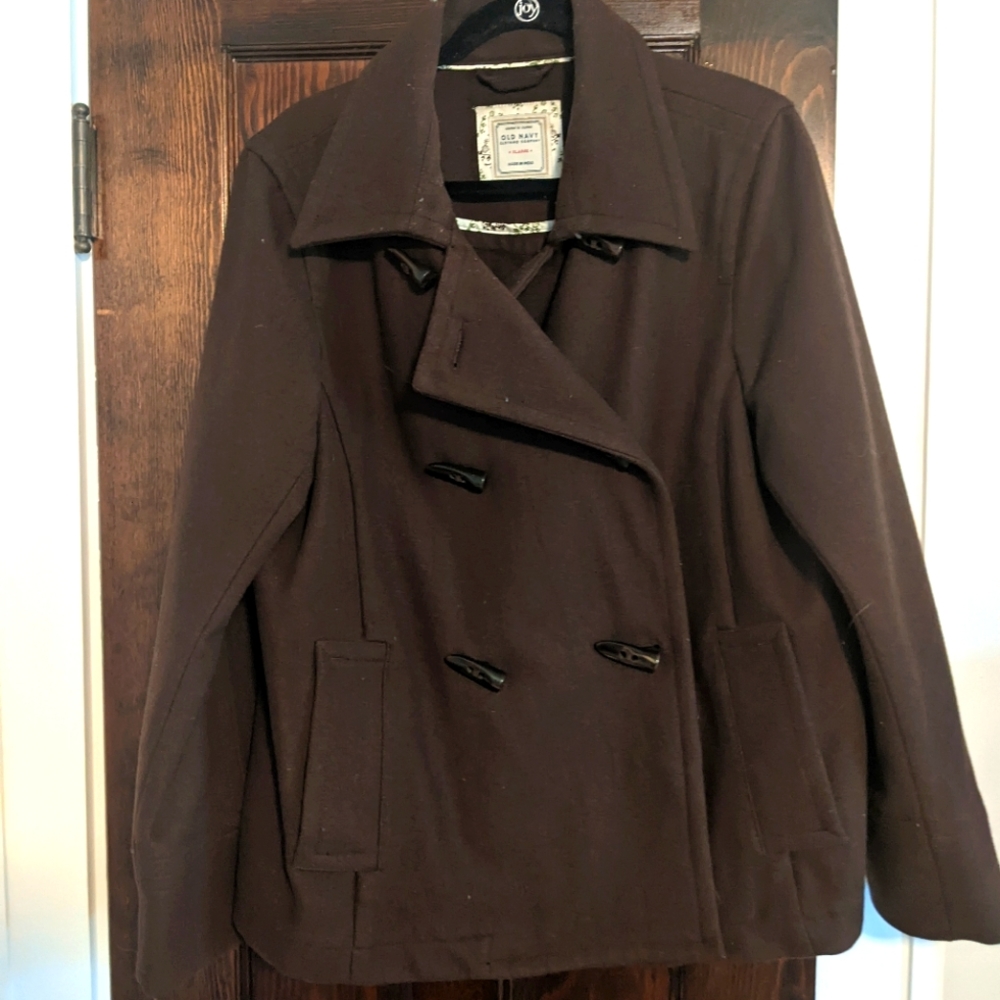 Wool blend peacoat